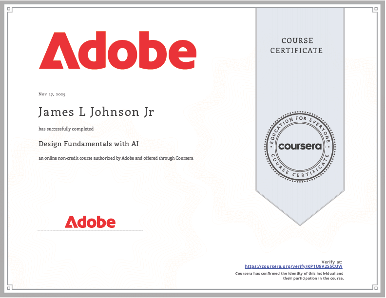 Adobe certificate picture